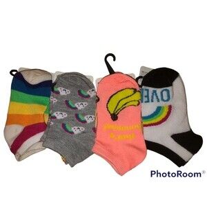 Novelty Socks 4prs Shoe Size 7-10 New